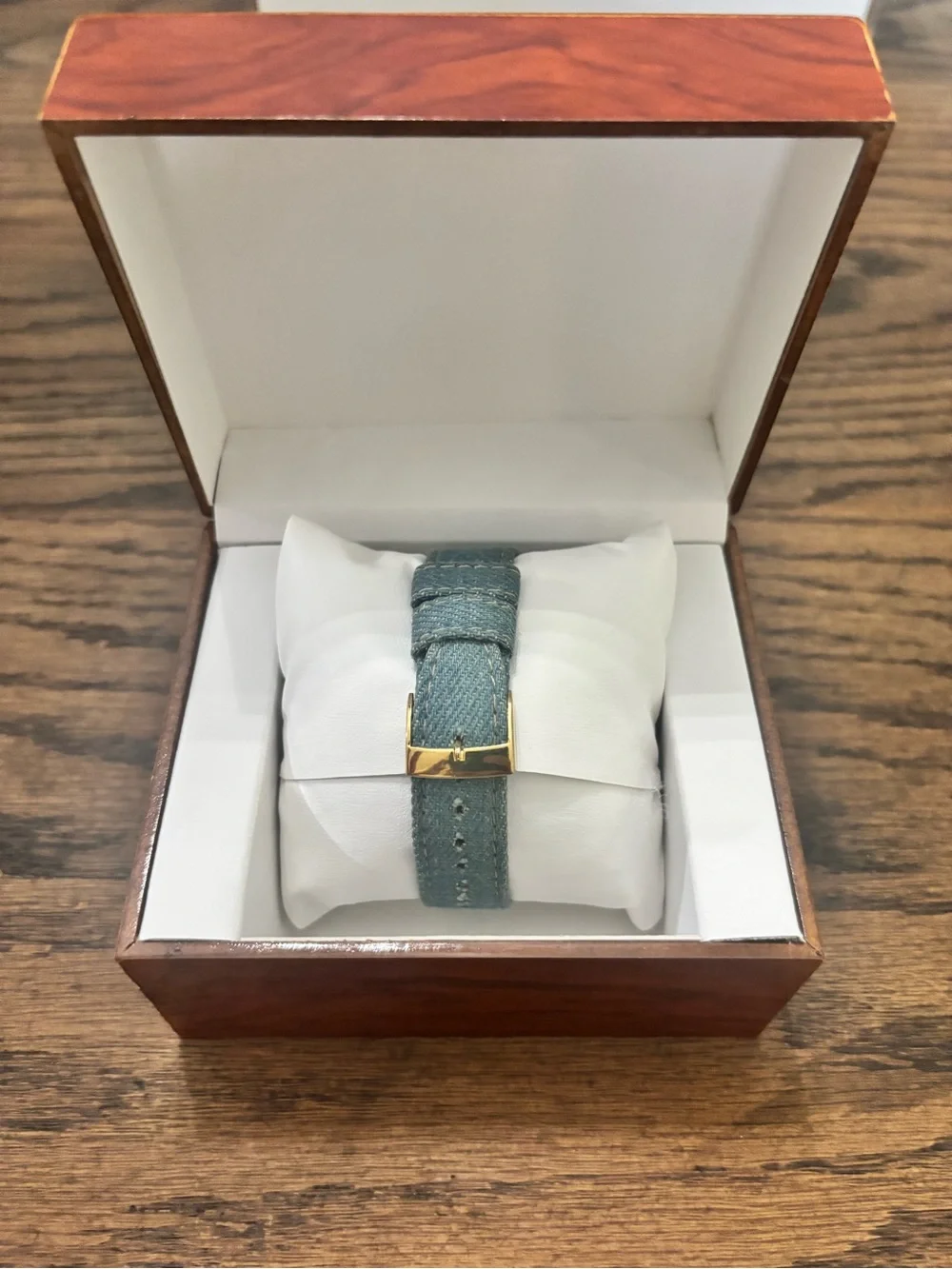 Rare Vintage Timex Snoopy Mechanical Wind-Up Watch Original Denim Band